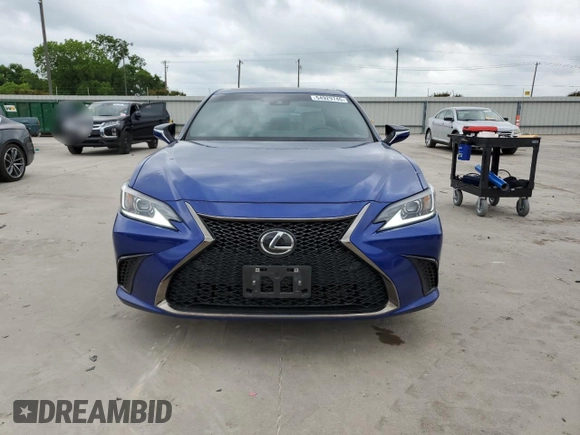 2022 Lexus ES 350 F Sport with VIN 58AGZ1B11NU130602, listed as a Copart auction lot 54929745 with 45,866 mi miles and Clean title. Bid and sale history available at DreamBid. Image 5.