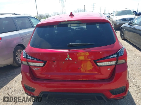 2020 Mitsubishi Outlander ES with VIN JA4AR3AUXLU018509, listed as a IAAI auction lot 42094236 with 90,415 mi miles and . Bid and sale history available at DreamBid. Image 16.