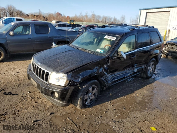 2006 Jeep Grand Cherokee Overland with VIN 1J8HR68256C334929, listed as a Copart auction lot 79450964 with 184,944 mi miles and Salvage Title. Bid and sale history available at carsss.com. Image 1.