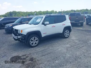 2016 Jeep Renegade Limited with VIN ZACCJBDT0GPD17517, listed as a IAAI auction lot 42563486 with 134,693 mi miles and . Bid and sale history available at DreamBid. Image 2.