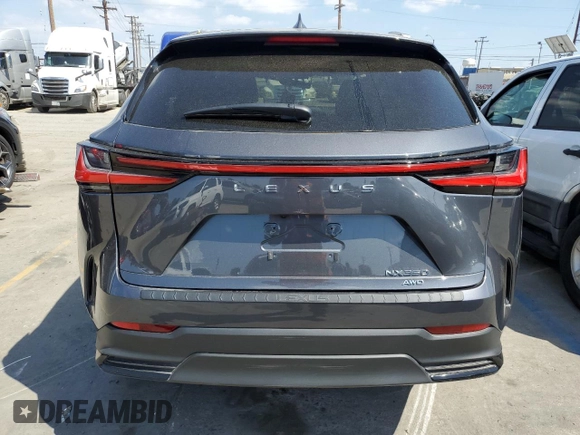 2022 Lexus NX with VIN JTJAGCEZ1N5001125, listed as a Copart auction lot 72358244 with 27,330 mi miles and Salvage Title. Bid and sale history available at carsss.com. Image 6.