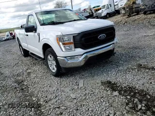 2021 Ford F-150 XL with VIN 1FTMF1EB8MKE16551, listed as a Copart auction lot 54966435 with 41,590 mi miles and Salvage title. Bid and sale history available at DreamBid. Image 13.