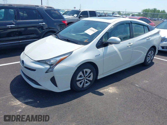 2017 Toyota Prius Two with VIN JTDKARFU7H3054054, listed as a IAAI auction lot 42028565 with 64,805 mi miles. Bid and sale history available at carsss.com. Image 17.