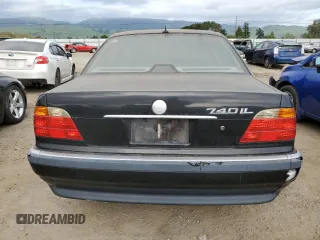 2000 BMW 7 Series 740iL with VIN WBAGH8340YDP12367, listed as a Copart auction lot 49582164 with 177,882 mi miles and Salvage Title. Bid and sale history available at carsss.com. Image 6.