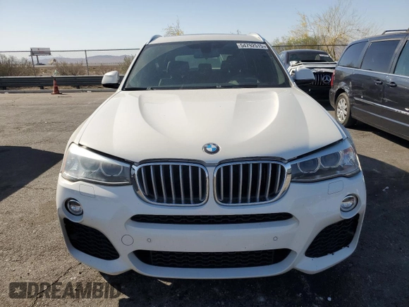 2015 BMW X3 xDrive28i with VIN 5UXWX9C53F0D50282, listed as a Copart auction lot 54792515 with 170,876 mi miles and Clean Title. Bid and sale history available at DreamBid. Image 5.