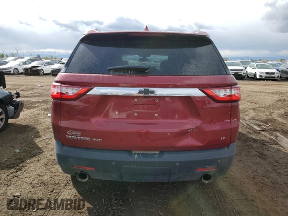 2018 Chevrolet Traverse LT Cloth with VIN 1GNEVGKWXJJ251807, listed as a Copart auction lot 71305543 with 79,902 mi miles and Salvage Title. Bid and sale history available at carsss.com. Image 6.