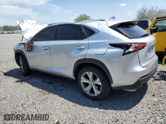 2017 Lexus NX 200t with VIN JTJYARBZXH2054810, listed as a Copart auction lot 54568605 with 62,391 mi miles and Salvage title. Bid and sale history available at DreamBid. Image 2.