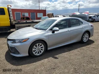 2024 Toyota Camry LE with VIN 4T1C11AK1RU214061, listed as a Copart auction lot 53061405 with 16,740 mi miles and Clean Title. Bid and sale history available at carsss.com. Image 1.
