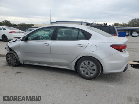 2020 Kia Rio LX with VIN 3KPA24AD7LE352849, listed as a Copart auction lot 88843725 with 80,805 mi miles and Salvage Title. Bid and sale history available at carsss.com. Image 2.