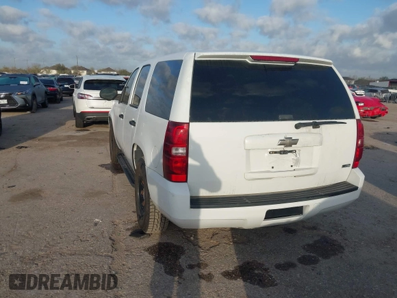 2008 Chevrolet Tahoe Police with VIN 1GNEC03088R276742, listed as a IAAI auction lot 41753762 with 86,095 mi miles and . Bid and sale history available at DreamBid. Image 3.