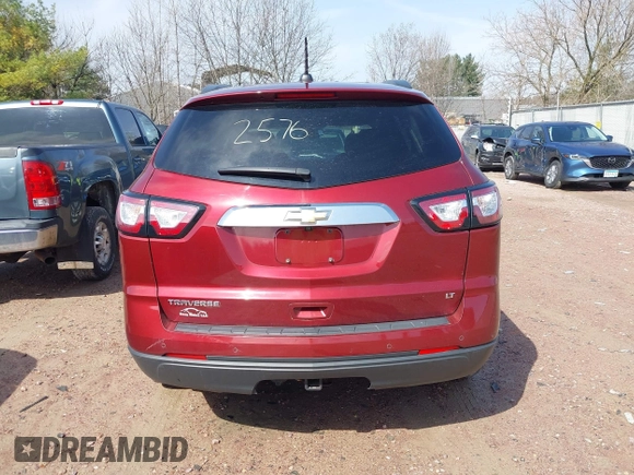 2017 Chevrolet Traverse LT with VIN 1GNKRGKD7HJ110600, listed as a IAAI auction lot 42072576 with 154,346 mi miles and . Bid and sale history available at DreamBid. Image 17.