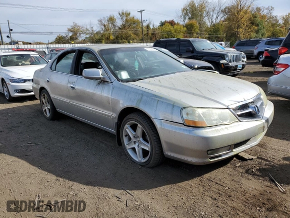 2003 Acura TL with VIN 19UUA56623A017342, listed as a Copart auction lot 76592644 with 75,841 mi miles and Clean Title. Bid and sale history available at carsss.com. Image 4.