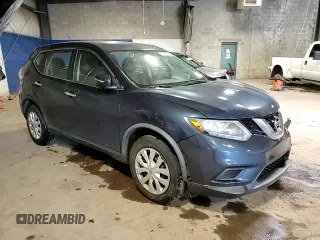 2015 Nissan Rogue SV with VIN KNMAT2MV3FP586481, listed as a Copart auction lot 53128015 with 124,834 mi miles and Salvage Title. Bid and sale history available at carsss.com. Image 14.