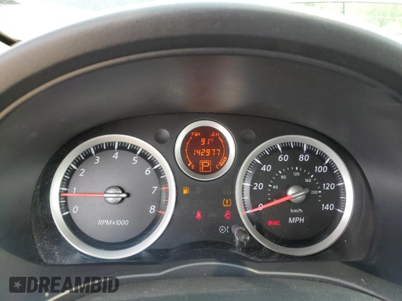 2010 Nissan Sentra S with VIN 3N1AB6AP4AL664046, listed as a Copart auction lot 57210235 with 142,977 mi miles and Salvage title. Bid and sale history available at DreamBid. Image 9.