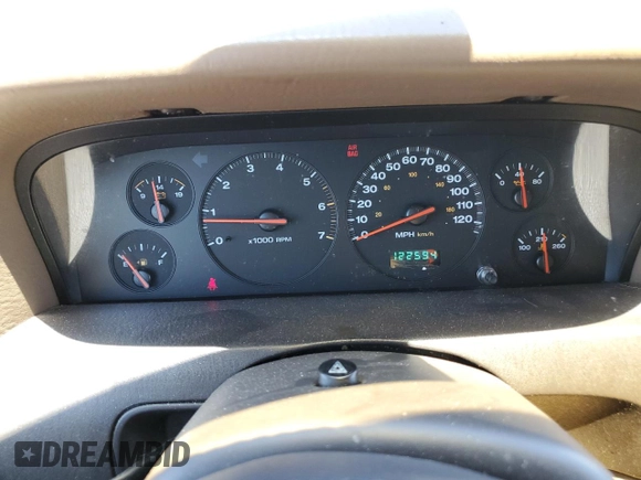 2001 Jeep Grand Cherokee Laredo with VIN 1J4GX48S81C548944, listed as a Copart auction lot 62779405 with 122,594 mi miles and Clean title. Bid and sale history available at DreamBid. Image 9.