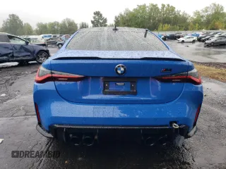 2022 BMW M4 Competition xDrive with VIN WBS43AZ02NCJ07132, listed as a Copart auction lot 72815864 with 7,167 mi miles and Salvage Title. Bid and sale history available at carsss.com. Image 6.