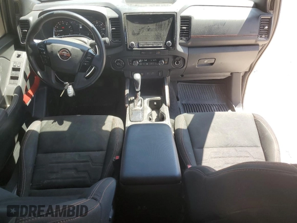 2024 Nissan Frontier PRO-4X with VIN 1N6ED1EK9RN600720, listed as a Copart auction lot 67608184 with 23,662 mi miles and Salvage Title. Bid and sale history available at carsss.com. Image 8.