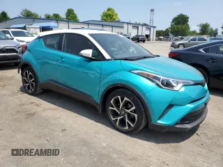 2018 Toyota C-HR XLE z VIN JTNKHMBX2J1005811, wystawiony jako Copart lot #59162315 z przebiegiem 35 191 mil mil oraz Szkoda całkowita • Salvage title. Historia ofert i sprzedaży dostępna na DreamBid. Obrazek 4.