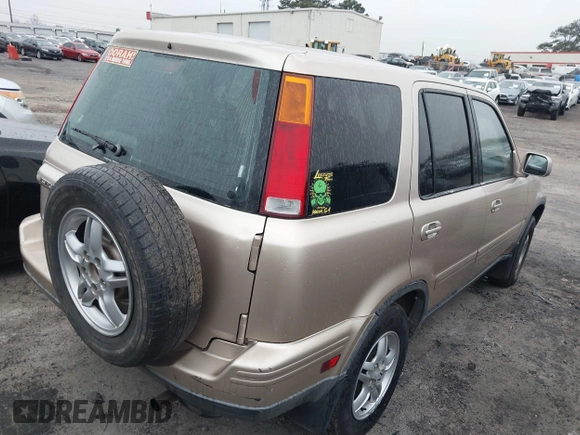 2000 Honda CR-V SE with VIN JHLRD1877YS023555, listed as a IAAI auction lot 41625009 with 164,000 mi miles. Bid and sale history available at carsss.com. Image 4.