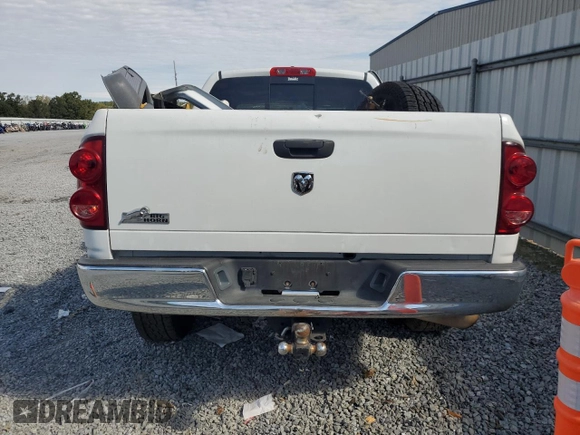 2008 Dodge Ram 2500 SLT with VIN 3D7KR28A48G105693, listed as a Copart auction lot 76338284 with 0 mi miles and Salvage Title. Bid and sale history available at carsss.com. Image 6.