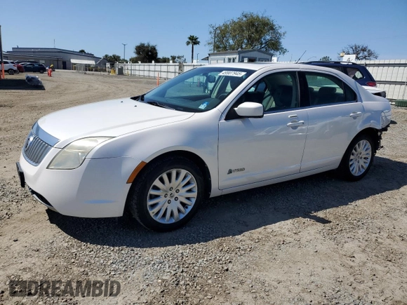 2010 Mercury Milan Hybrid with VIN 3MEDM0L30AR600674, listed as a Copart auction lot 49907945 with 125,556 mi miles and Salvage Title. Bid and sale history available at carsss.com. Image 1.