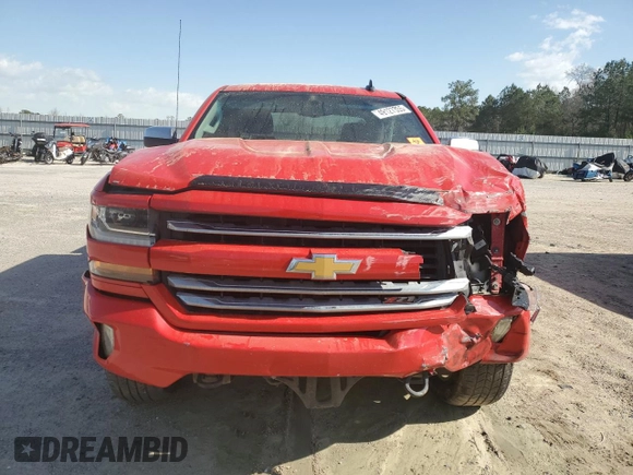 2018 Chevrolet Silverado 1500 LT with VIN 3GCUKREC3JG109343, listed as a Copart auction lot 49127355 with 0 mi miles and Salvage Title. Bid and sale history available at carsss.com. Image 5.