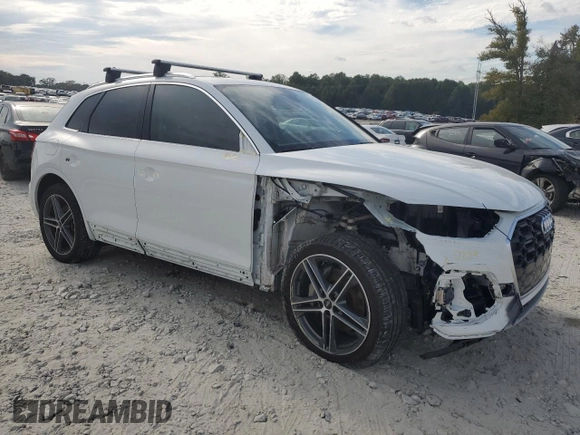 2021 Audi Q5 Premium Plus with VIN WA1E2AFY9M2128647, listed as a Copart auction lot 72887654 with 22,051 mi miles and Salvage Title. Bid and sale history available at carsss.com. Image 4.