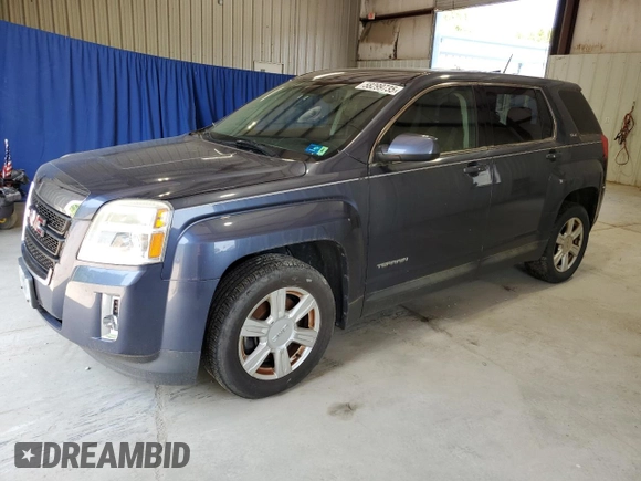 2014 GMC Terrain SLE z VIN 2GKFLVEK5E6185304, wystawiony jako Copart lot #58299735 z przebiegiem 115 105 mil mil oraz Czysty tytuł • Clean title. Historia ofert i sprzedaży dostępna na DreamBid. Obrazek 1.