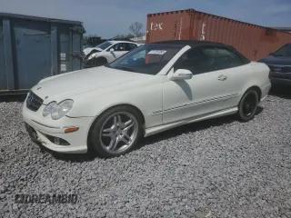 2008 Mercedes-Benz CLK 550 with VIN WDBTK72F18T092049, listed as a Copart auction lot 51291385 with 150,453 mi miles and Salvage Title. Bid and sale history available at DreamBid. Image 1.