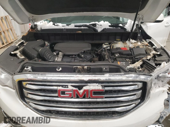 2018 GMC Acadia SLE z VIN 1GKKNSLS1JZ226147, wystawiony jako Copart lot #45546885 z przebiegiem 69 300 mil mil oraz Szkoda całkowita • Salvage title. Historia ofert i sprzedaży dostępna na DreamBid. Obrazek 12.