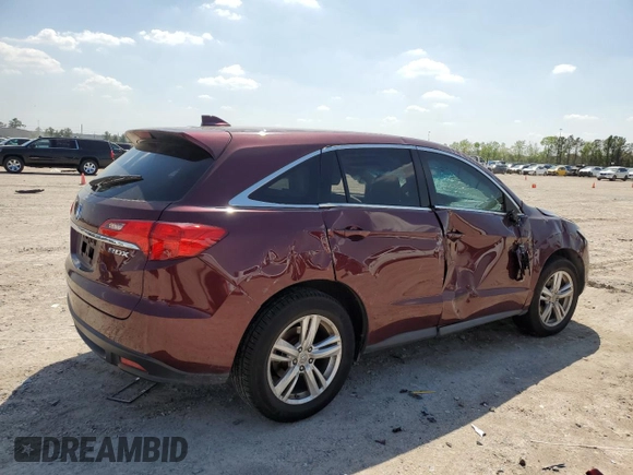 2015 Acura RDX Tech Pkg with VIN 5J8TB3H59FL010396, listed as a Copart auction lot 50543675 with 91,501 mi miles and Salvage Title. Bid and sale history available at carsss.com. Image 3.