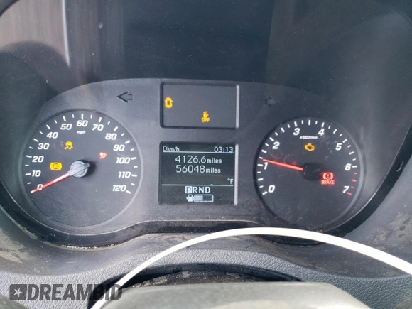2020 Mercedes-Benz Sprinter Cargo with VIN W1W70BGYXLT025100, listed as a Copart auction lot 60259843 with 56,048 mi miles and . Bid and sale history available at carsss.com. Image 9.
