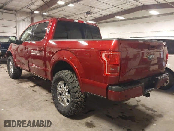 2017 Ford F-150 XL with VIN 1FTEW1EG0HFA28941, listed as a IAAI auction lot 41724049 with 172,739 mi miles. Bid and sale history available at carsss.com. Image 3.