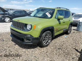 2016 Jeep Renegade Latitude with VIN ZACCJABW0GPD61699, listed as a Copart auction lot 60238644 with 59,545 mi miles and Salvage Title. Bid and sale history available at DreamBid. Image 1.