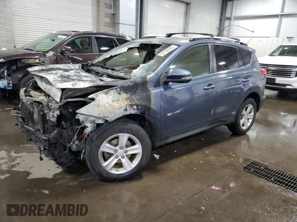 2013 Toyota RAV4 XLE with VIN JTMRFREV6DD020072, listed as a Copart auction lot 51130765 with 0 mi miles and Salvage Title. Bid and sale history available at carsss.com. Image 1.