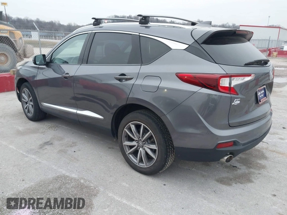 2021 Acura RDX w/Technology Package with VIN 5J8TC2H51ML004970, listed as a IAAI auction lot 41564708 with 48,589 mi miles. Bid and sale history available at carsss.com. Image 3.