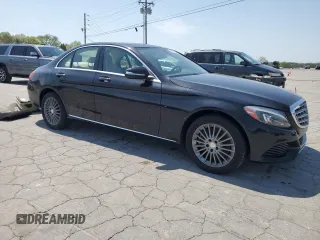2015 Mercedes-Benz C-Class C 300 Luxury with VIN 55SWF4KB7FU041541, listed as a Copart auction lot 52970535 with 97,028 mi miles and Salvage Title. Bid and sale history available at carsss.com. Image 4.