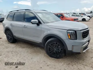 2023 Kia Telluride SX X-Line with VIN 5XYP5DGC1PG400127, listed as a Copart auction lot 62950045 with 23,443 mi miles and Salvage title. Bid and sale history available at DreamBid. Image 4.