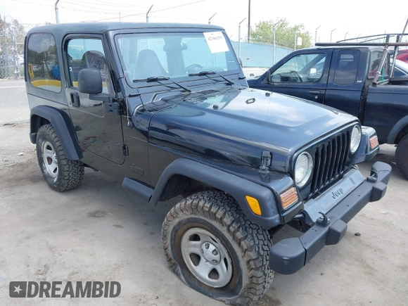 2002 Jeep Wrangler X with VIN 1J4FA39S32P738246, listed as a IAAI auction lot 42106359 with 266,993 mi miles and . Bid and sale history available at DreamBid. Image 1.
