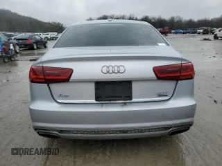 2016 Audi A6 Premium Plus with VIN WAUGFAFC8GN016509, listed as a Copart auction lot 52163905 with 136,724 mi miles and Salvage title. Bid and sale history available at DreamBid. Image 6.