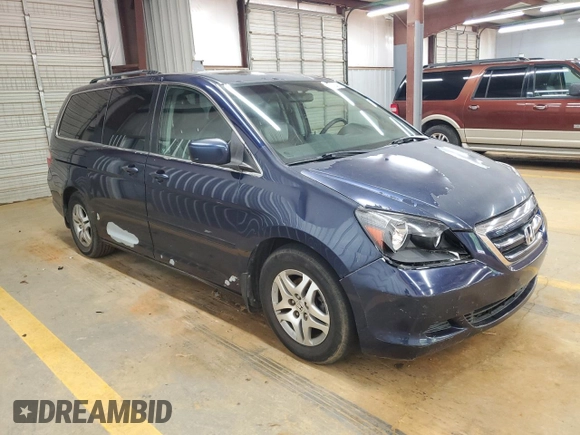 2005 Honda Odyssey EX-L with VIN 5FNRL38785B054186, listed as a Copart auction lot 58072125 with 219,928 mi miles and Salvage title. Bid and sale history available at DreamBid. Image 4.