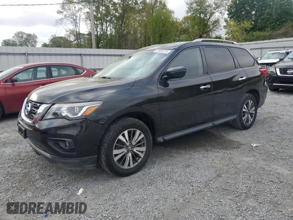 2017 Nissan Pathfinder SV with VIN 5N1DR2MM4HC691751, listed as a Copart auction lot 51936275 with 146,339 mi miles and Clean Title. Bid and sale history available at carsss.com. Image 1.
