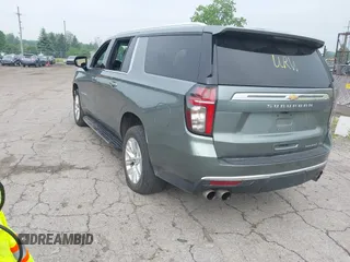 2023 Chevrolet Suburban Premier with VIN 1GNSCFKD3PR280397, listed as a IAAI auction lot 42448316 with 79,458 mi miles and . Bid and sale history available at DreamBid. Image 3.