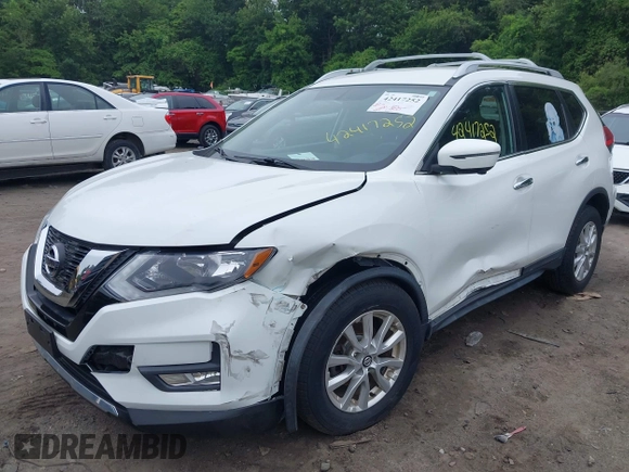 2017 Nissan Rogue SV with VIN KNMAT2MV7HP503606, listed as a IAAI auction lot 42417252 with 36,530 mi miles and . Bid and sale history available at DreamBid. Image 2.