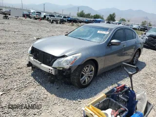 2015 Infiniti Q40 with VIN JN1CV6AP7FM502098, listed as a Copart auction lot 65291744 with 127,100 mi miles and Salvage Title. Bid and sale history available at carsss.com. Image 1.