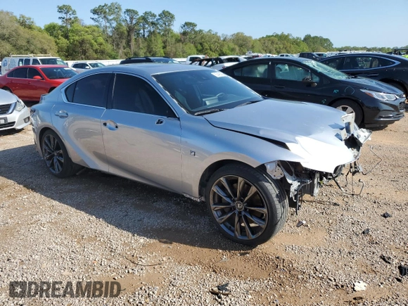 2023 Lexus IS 350 F Sport with VIN JTHGZ1B20P5064236, listed as a Copart auction lot 50490085 with 28,686 mi miles and Salvage title. Bid and sale history available at DreamBid. Image 4.