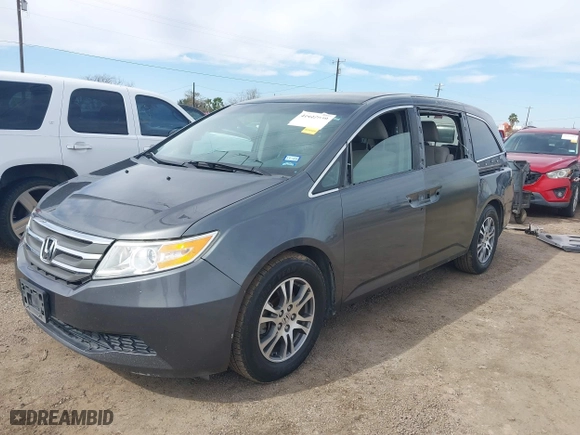 2011 Honda Odyssey EX with VIN 5FNRL5H46BB023905, listed as a IAAI auction lot 41425049 with 163,012 mi miles. Bid and sale history available at carsss.com. Image 6.