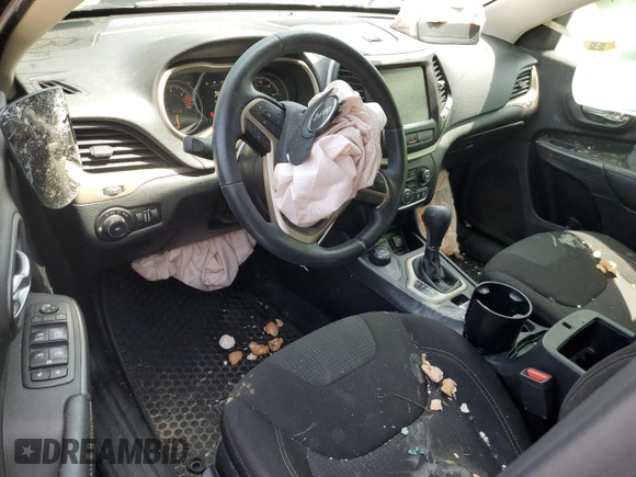 2016 Jeep Cherokee Latitude with VIN 1C4PJMCB8GW299843, listed as a Copart auction lot 56159075 with 76,159 mi miles and Salvage title. Bid and sale history available at DreamBid. Image 8.