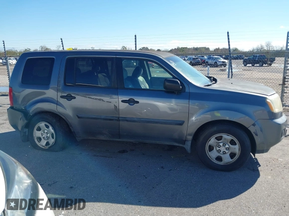 2011 Honda Pilot LX with VIN 5FNYF3H24BB022435, listed as a IAAI auction lot 41304933 with Not provided miles and . Bid and sale history available at DreamBid. Image 6.