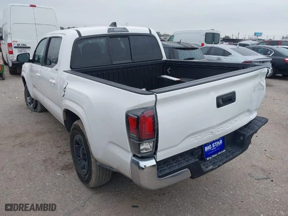 2023 Toyota Tacoma 2WD SR with VIN 3TYAX5GN0PT068597, listed as a IAAI auction lot 41603109 with 33,279 mi miles. Bid and sale history available at carsss.com. Image 3.